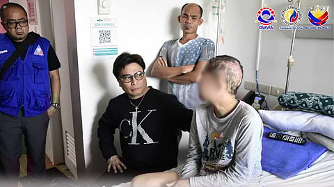 OWWA Admin Arnell Ignacio visits OFW Leslie Gey Diaz