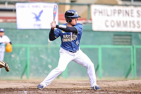 Kent Altarejos and the NU Bulldogs make a strong late-game rally to book a 7-4 win over the Adamson Falcons in the UAAP Season 87 men’s baseball event on Wednesday.