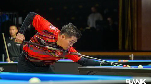 Jeff de Luna moves to wins away from the title following a 3-0 win over compatriot Roberto Gomez in the men’s 10-ball event of the Las Vegas Open.