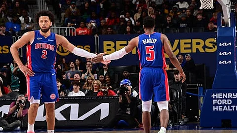 Cade Cunningham, Malik Beasley, and the sizzling Detroit Pistons earned their first victory against the Boston Celtics.