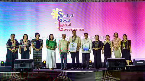 Muntinlupa City with the Department of Interior and Local Government for the awarding of their third consecutive Seal of Good Local Governance Award.