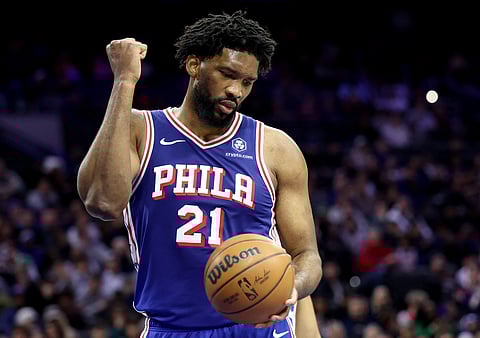 Joel Embiid of the Philadelphia 76ers will miss the rest of the NBA season due to knee injury.