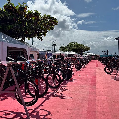 Chase for glory on as IRONMAN 70.3 unfolds