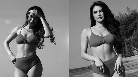 Striking simplicity: Julie Anne San Jose dazzles in monochrome swimsuit snaps