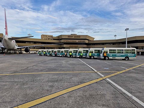 NAIA’s new inter-terminal shuttles line up aim to make airport transfers smoother for passengers.