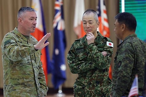 Senior military leaders from the Philippines, United States, Japan and Australia discuss initiatives to strengthen regional security during the CORE 4 Technical Working Group (TWG) Two-Star Level Meeting at the Headquarters Philippine Army, Fort Bonifacio, Taguig City from 1-2 March 2025.