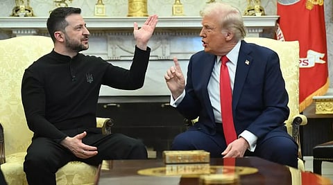 US President Donald Trump's decision to suspend military aid to Ukraine cames days after he and President Volodymyr Zelensky publicly clashed.