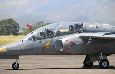 Philippine Air Force 5th Fighter Wing SIAI-Marchetti S211 military trainer aircraft (FILE PHOTO)