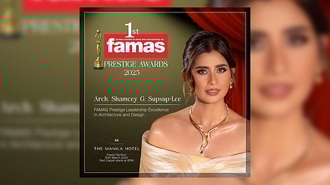 Shamcey Supsup-Lee: Beauty queen turned architectural visionary wins FAMAS award