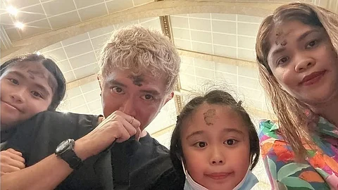Francisco family marks Ash Wednesday together, kicking off Lent