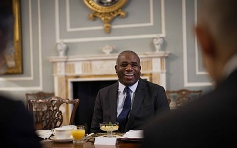 British Foreign Affairs Secretary David Lammy