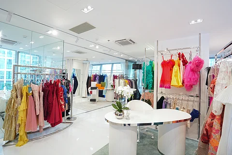 Closet space at Proscenium.