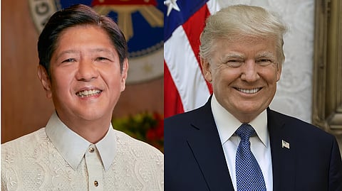 Philippine President "Bongbong" Marcos and US President Donald Trump