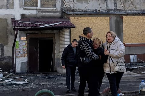 Cluster bomb attack stuns Ukrainians