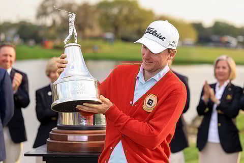 RUSSELL Henley scores the biggest win of his professional career after stunning Collin Morikawa in the final five holes to rule the Arnold Palmer Invitational at the Bay Hill Club & Lodge in Orlando, Florida.