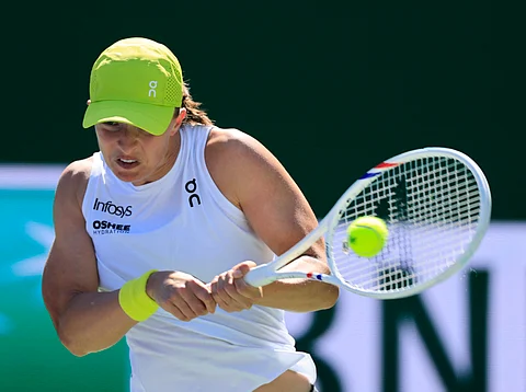 IGA Swiatek displays her deadly form as she overcame Dayana Yastremska 6-0, 6-2 to inch closer to her third straight Indian Wells WTA title.