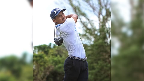 IAN Monsalve puts his previous struggles behind as he posted a one-under-par 71 for a three-shot lead in the opening round of the ICTSI Eagle Ridge Championship on Monday.