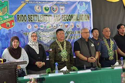 Various family feuds settled in Lanao Sur