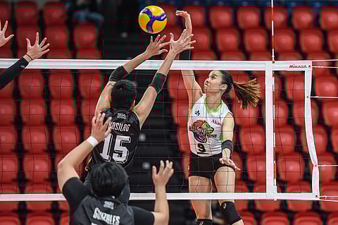 CHIARA Permentilla and Nxled will head to the off-season with their heads held high following a 25-17, 25-17, 25-18 win over Farm Fresh in the Play-in phase of the PVL All-Filipino Conference yesterday at the Filoil EcoOil Centre in San Juan.
