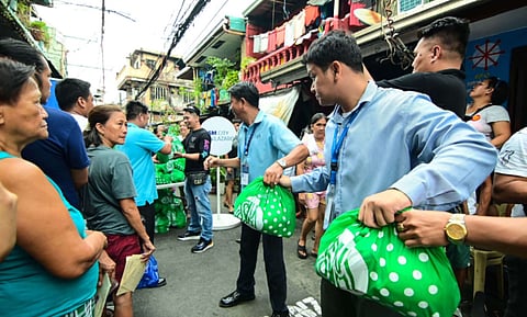 The Operation Tulong Express program was mobilized to assist families displaced by a fire in Tondo, Manila in 2024.