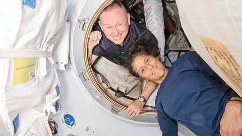 Stuck Butch Wilmore and Suni Williams.