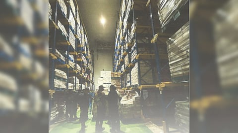 AGENTS from National Bureau of Investigation discover and seize a massive cache of expired meat products, with an estimated value of P600 million, in a warehouse in Meycuayan City, Bulacan.