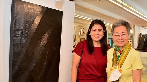 Sunshine Place President Lizanne Uychaco, right, with Joyce Ashworth.