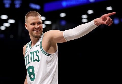 Kristaps Porzingis makes a triumphant return for the Boston Celtics, who edged the Brooklyn Nets, 115-113, in their NBA regular season game.