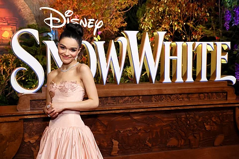 Rachel Zegler attends the World Premiere of Disney's Snow White at El Capitan Theatre in Hollywood, California on 15 March 2025.