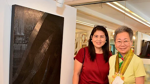 Sunshine Place president Lizanne Uychaco, right, with Joyce Ashworth.