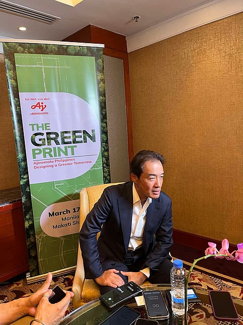 Ajinomoto Philippines Corporation President Koichi Ozaki.