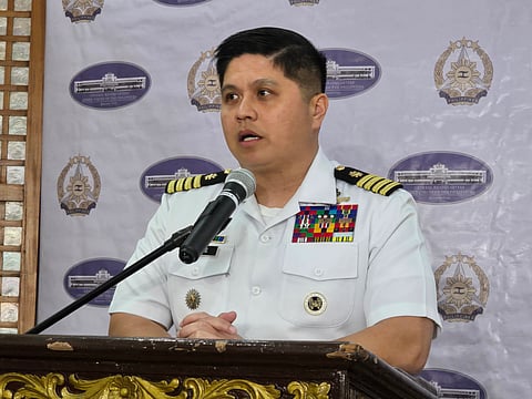 Philippine Navy spokesperson Captain John Percie Alcos