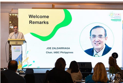 Meralco vice president and head of Corporate Communications and IABC chairman Joe R. Zaldarriaga acknowledged AI’s potential to revolutionize the communications industry but emphasized communicators’ responsibility in upholding truth and integrity, particularly in combating the spread of misinformation and fake news.