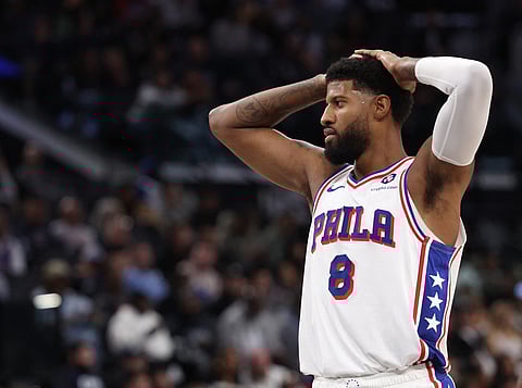 Paul George of the Philadelphia 76ers will miss the remainder of the NBA regular season after receiving injections to treat his knee and groin injuries.