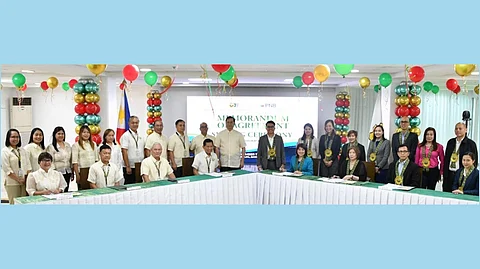 LOOK: Key officers and executives of PAFCPIC, along with PNB's Retail Banking Sector and Trust Banking Group, gathered for a MOA signing ceremony.