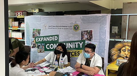 The National Commission of Senior Citizens conducted an expanded community health service program last Tuesday in Navotas City.