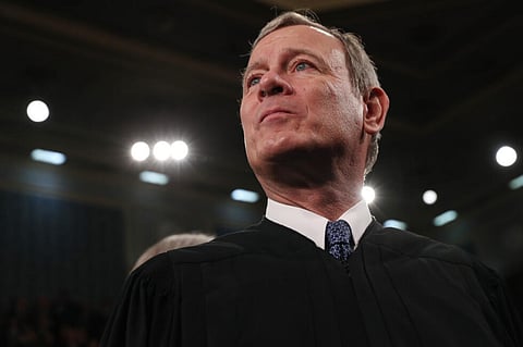 US Supreme Court Chief Justice John Roberts issued a rare rebuke of the sitting president