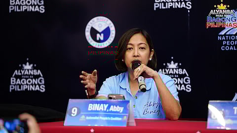 (FILE PHOTO) Senatorial candidate and Makati Mayor Abby Binay.