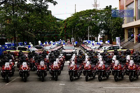 The local government of Valenzuela donates 25 police cars and 40 motorcycle units to the Valenzuela City Police in a ceremony at the ALERT Multi-purpose Center on 20 March 2025. The fully equipped vehicles are part of the city's broader strategy to combat crime.