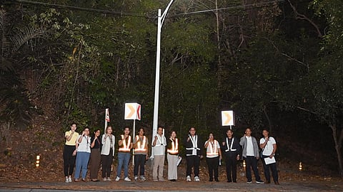 AFAB installs solar streetlights