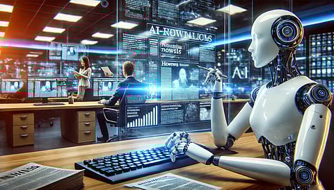 AI chatbots are known to invent stories and so any newspaper that relies solely on them are trudging dangerous grounds.