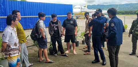 BI officials apprehended 5 blacklisted POGO workers who attempted to escape the country using a "trnsporter."