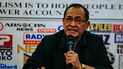 NATIONAL Bureau of Investigation Director Jaime Santiago warns trolls and vloggers about spreading fake news.
