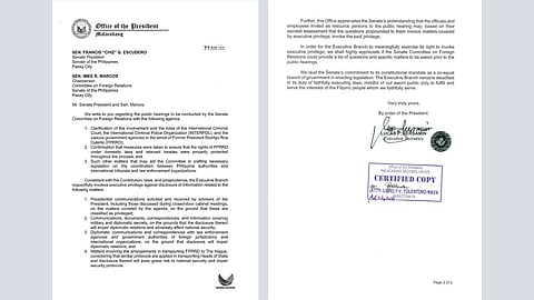 Palace wanted Duterte arrest details kept secret