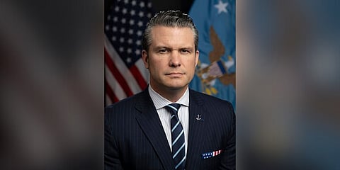 US Defense Secretary Pete Hegseth