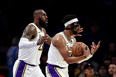 The Chicago Bulls leave LeBron James (left), Jordan Goodwin and the Los Angeles Lakers looking for answers after a 146-115 victory in their NBA regular season game.