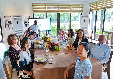 First Lady Liza Marcos meets with Asian Cultural Council (ACC) for a regular meeting at Pangarap Clubhouse in Malacañang Park on Friday, 21 March