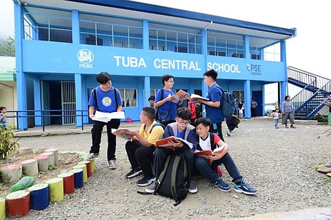 Tuba Central School’s data showed that in some grade levels, one-third or half of total enrollees are proficient to advanced learners.