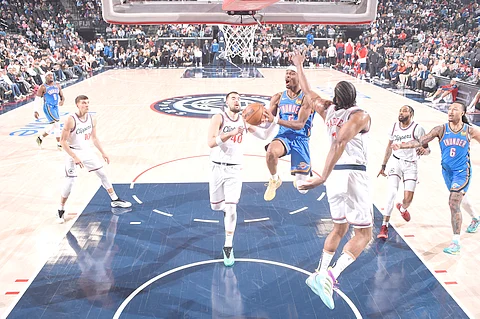 SHAI Gilgeous-Alexander sizzles with 26 points to power the Oklahoma City Thunder to a 103-101 win over the Los Angeles Clippers in the NBA regular season.