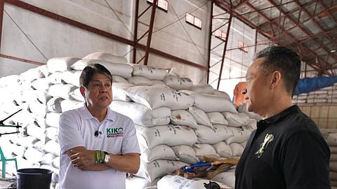 Senatorial bet Kiko Pangilinan urges release of rice buffer stock.